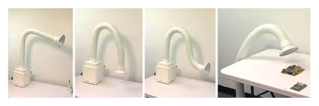 Sentry Air Systems White Flex Sentry extraction arm