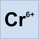 Chemical notation for hexavalent chromium.
