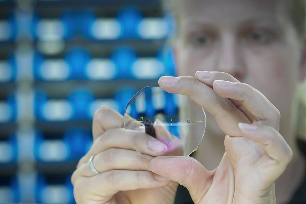 eyeglass lens production