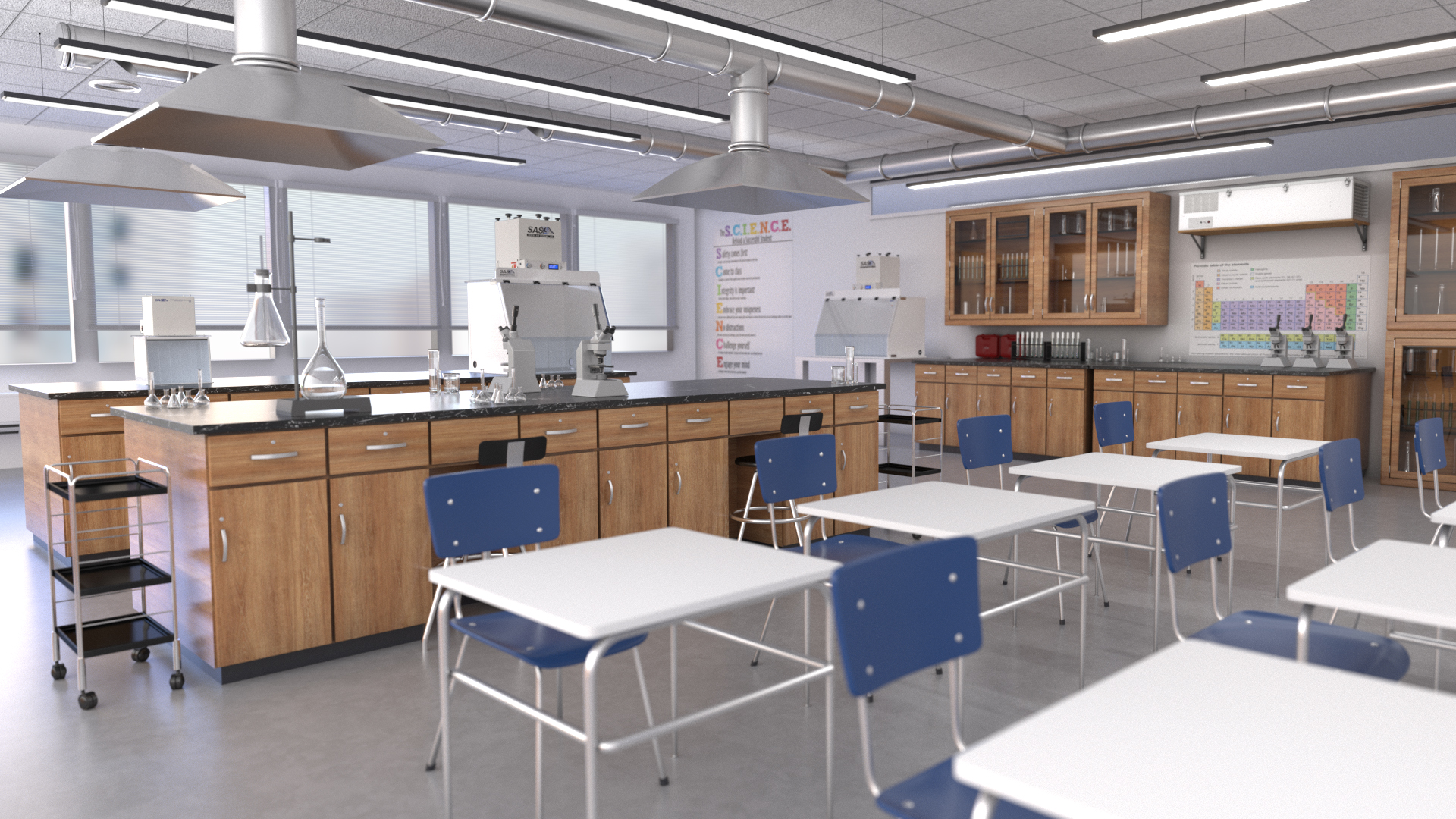 UV Air Purifiers help reduce disease transmission in classroom labs