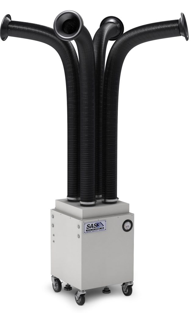 quad arm fume extractor 