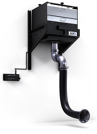 Model 400 wall mounted fume extractor