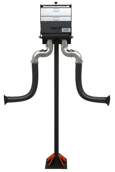 Model 400 dual wall mounted fume extractor