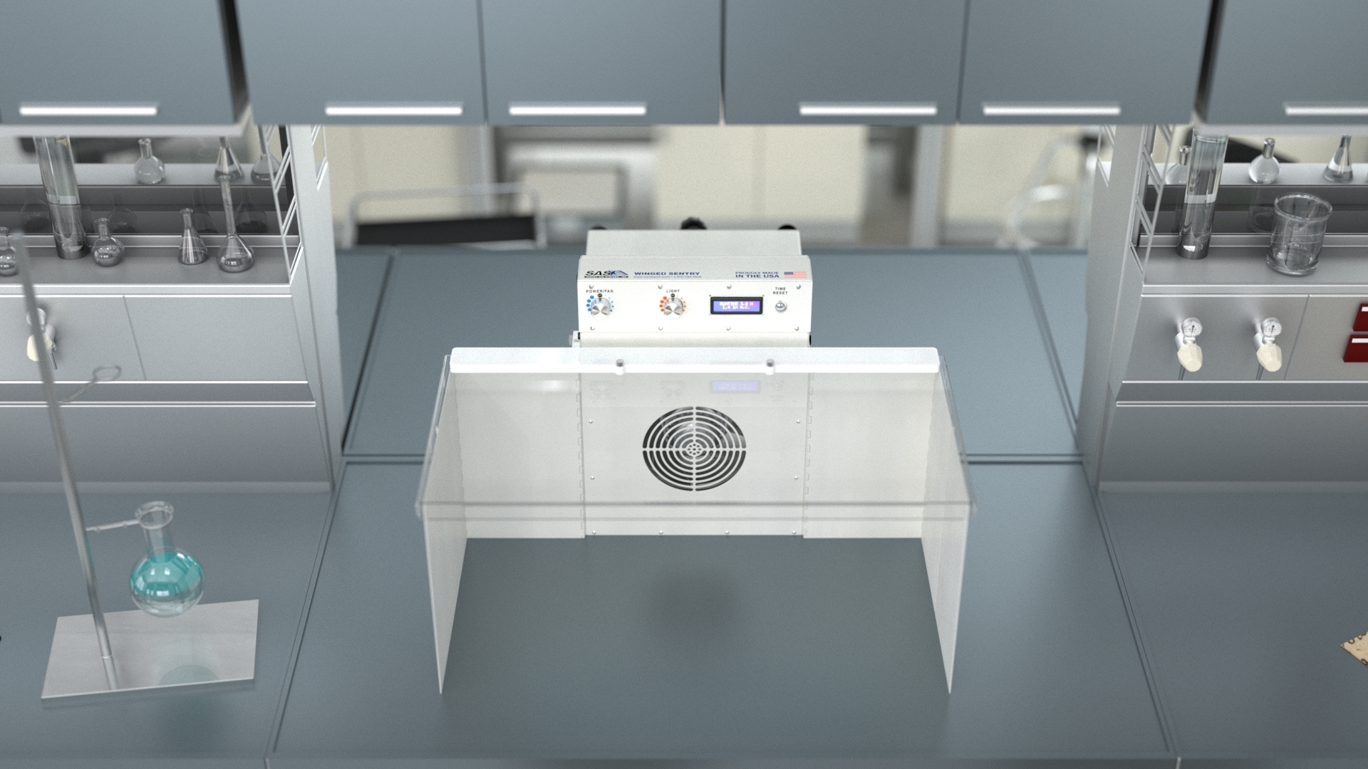 winged sentry benchtop fume extractor